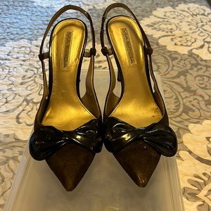 Beautiful Via Spiga sling back heels size 7.5